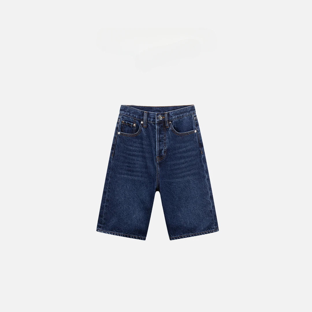 【米叨叨】百搭牛仔显瘦休闲通勤短裤 830