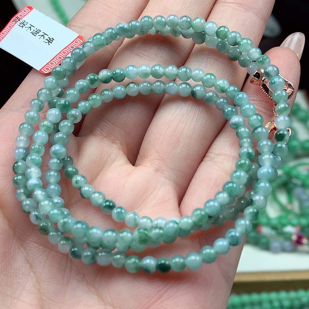 翡翠未镶嵌项链翡翠