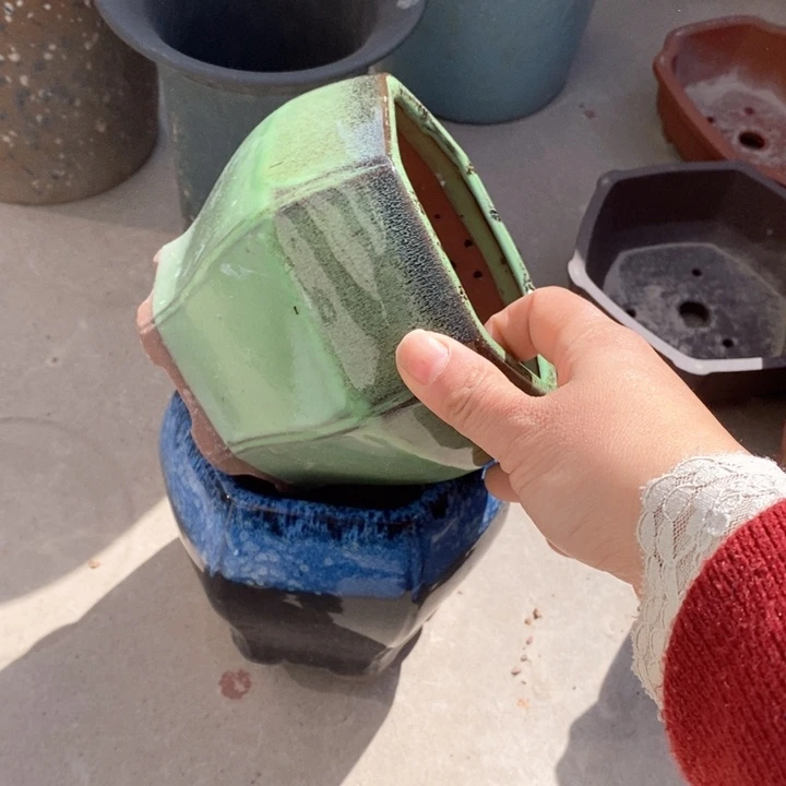 紫砂花盆0207瑕——1瑕