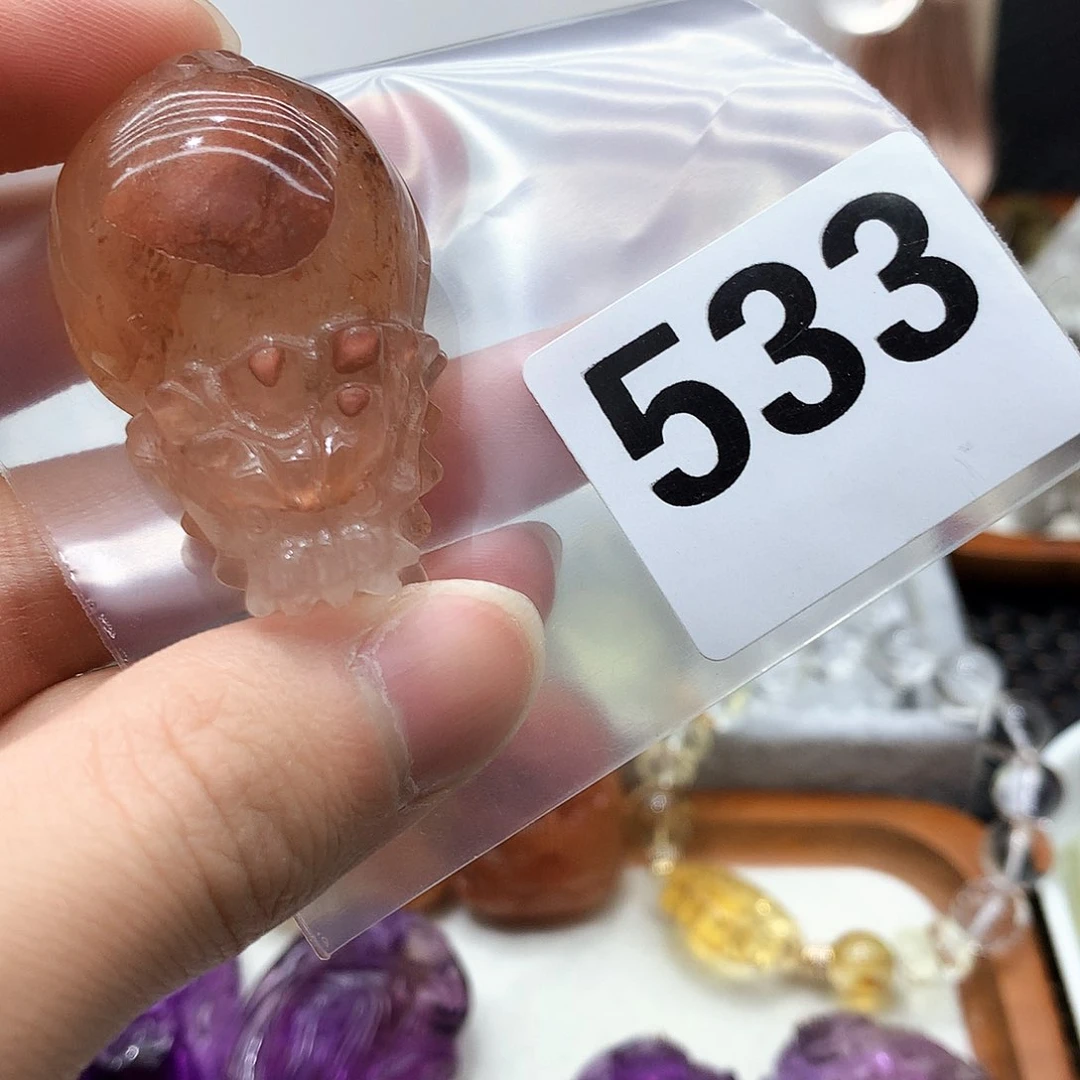 水晶颈饰未镶嵌挂件