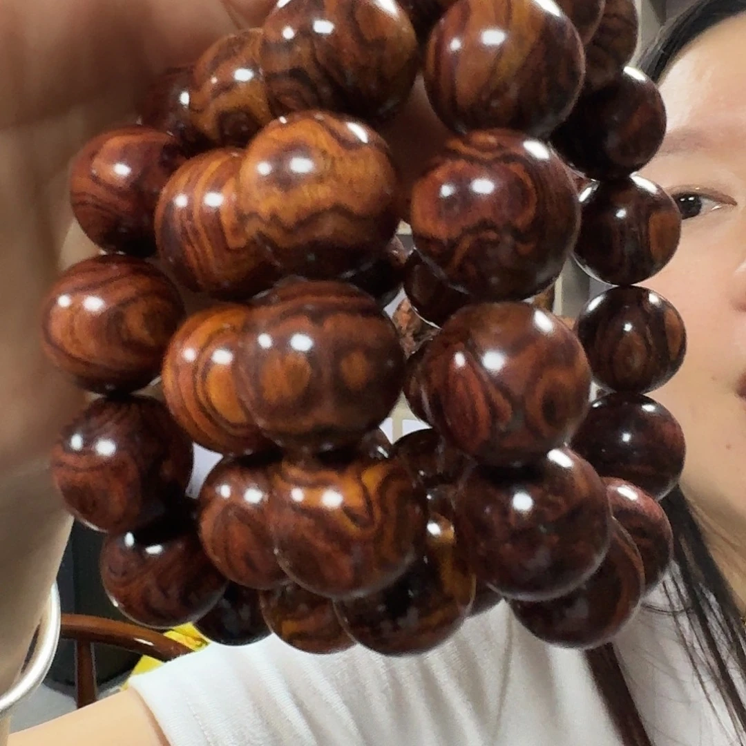 手串/手链黄花梨/降香黄檀臻品正宗2.0规格正心鬼脸海黄手串