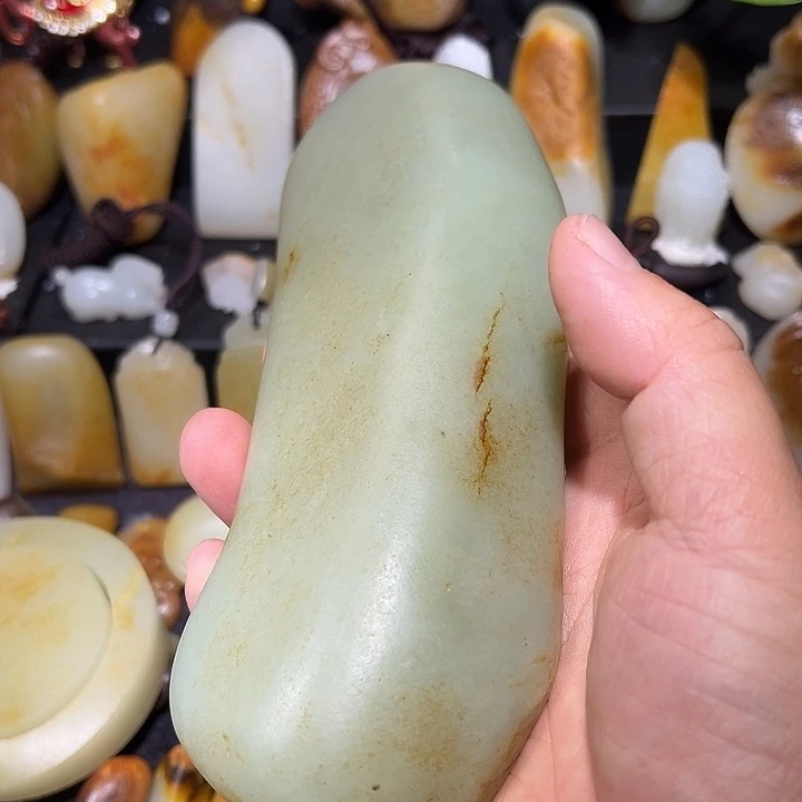 和田玉未镶嵌吊坠(不含链)