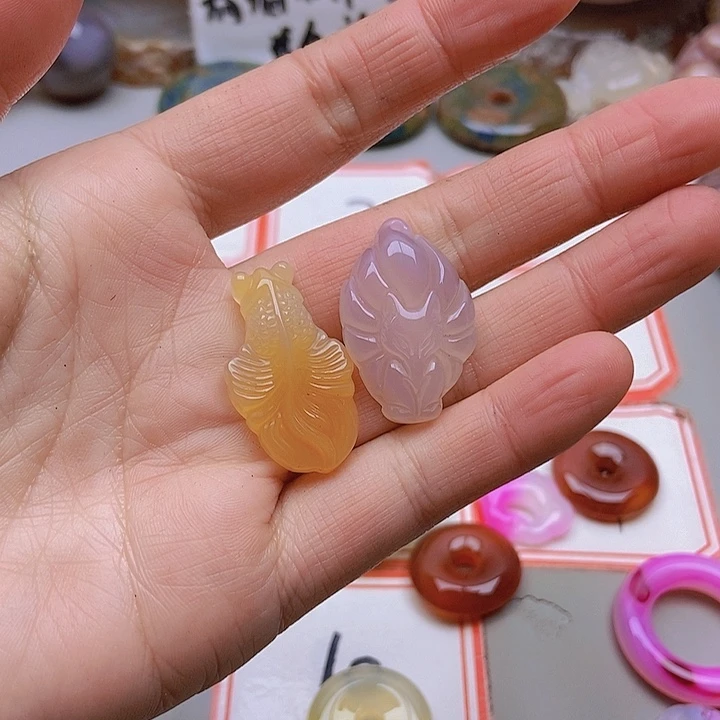 【闪购商品】未镶嵌玛瑙/玉髓珠宝半成品水**衫