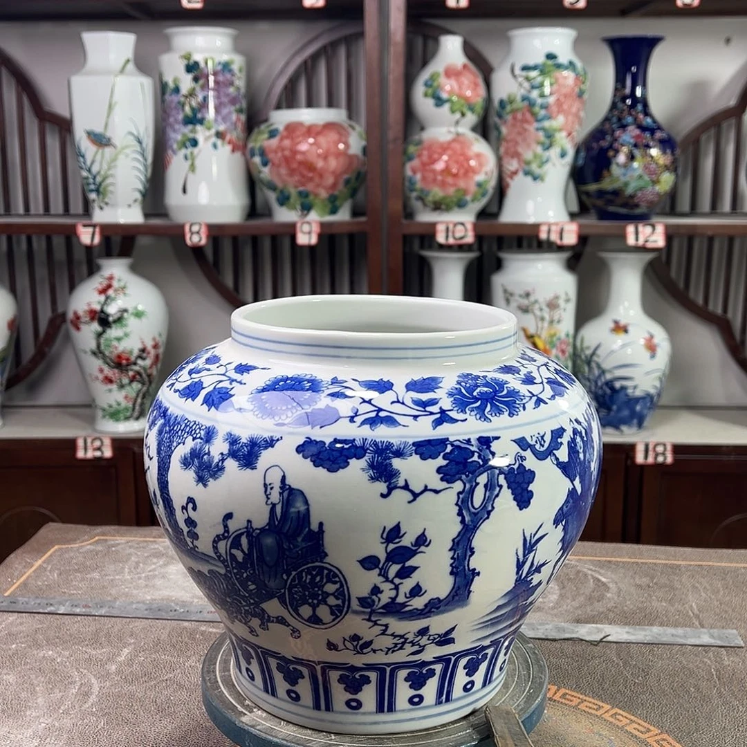 陶摆件景德镇陶瓷鬼谷