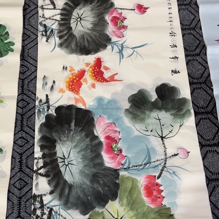 枕书斋画廊的直播间