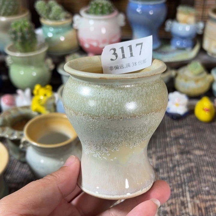 口5 手工花盆满30包邮