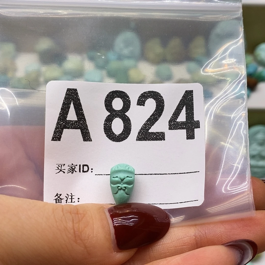 绿松石未镶嵌绿松石配饰定制