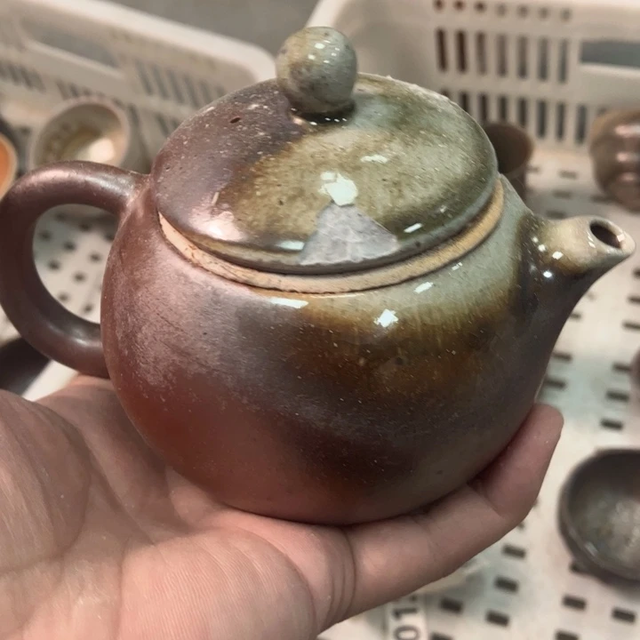 柴烧杯子宝瓶大放漏。