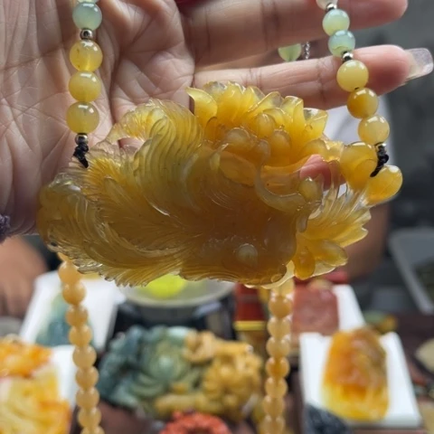 岫玉挂件未镶嵌挂件