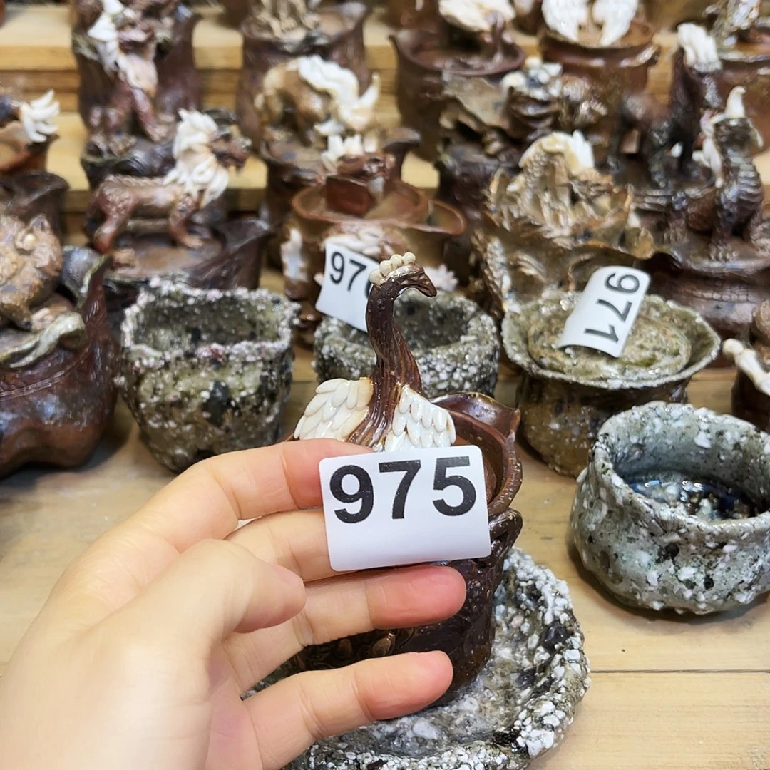 金***芳瓶柴烧粗陶手捏宝瓶特价