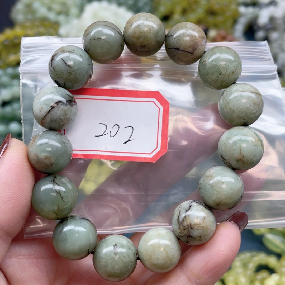 未镶嵌蛇纹石玉手串