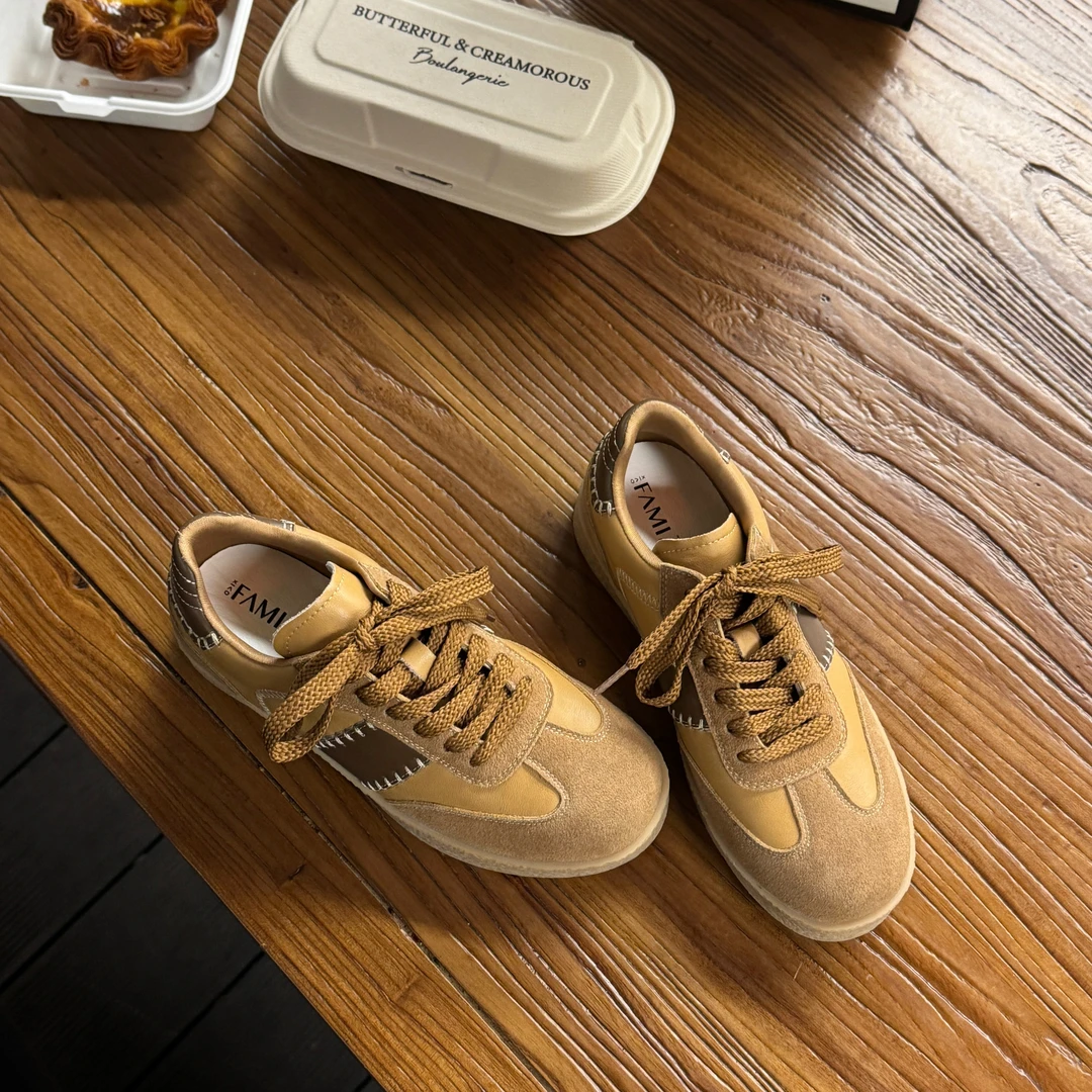 小发喵阿百搭夏季透气复古ins低帮系带韩版春季时尚休闲女鞋