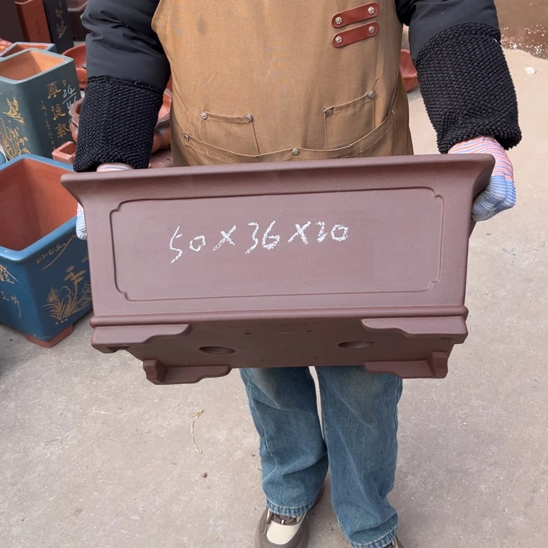 紫砂花盆盆景艺术