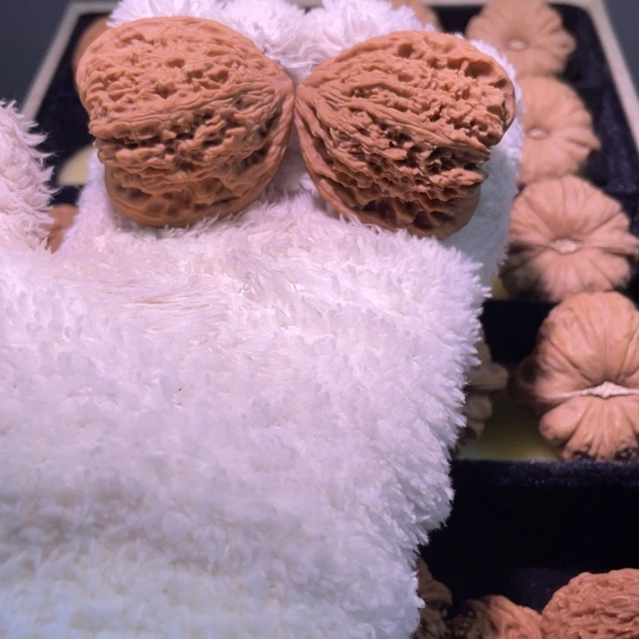 文玩核桃吊坠43.5蝴蝶疆