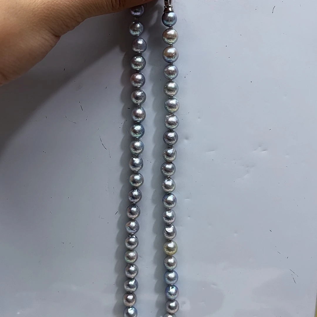 海水珍珠颈饰银S925镶嵌