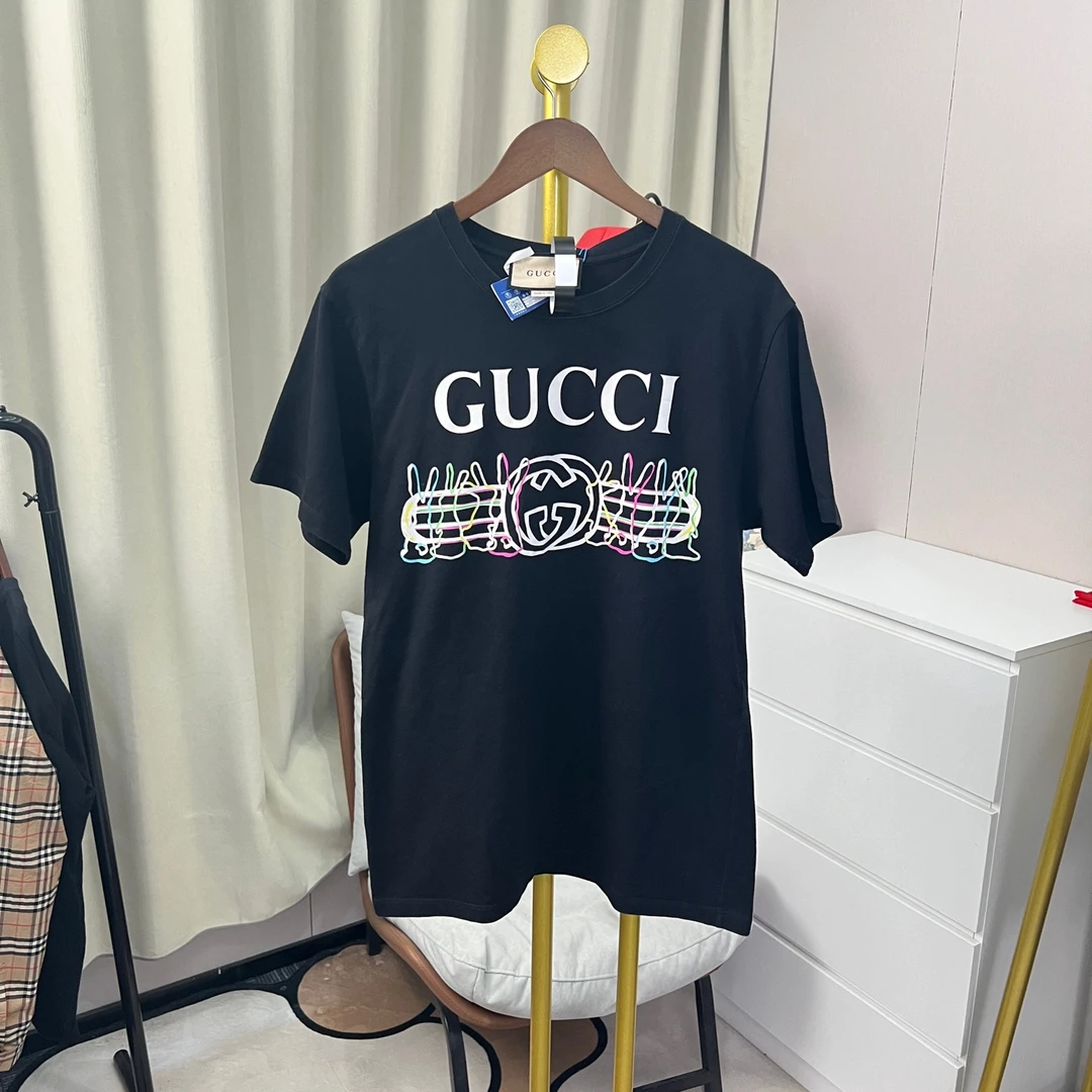 99新 GUCCI/古驰 梅芙 SS23中国新年限定短袖 xs码