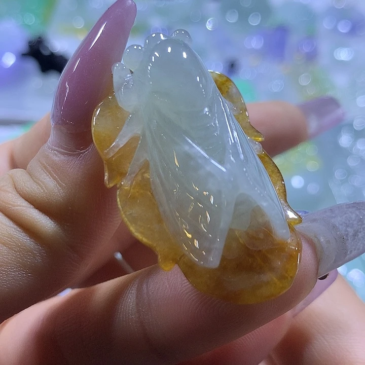 翡翠未镶嵌颈饰天然翡翠A货吊坠