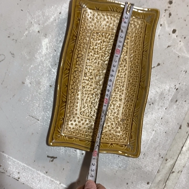 瓷片五厂虎皮釉盘子