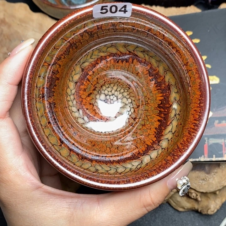 茶盏建窑建盏主人杯504
