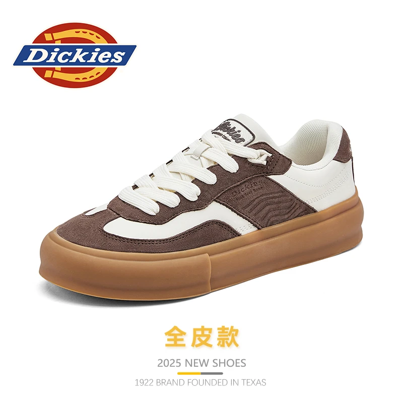 Dickies2025秋季透气时尚休闲板鞋复古德训鞋百搭鞋子透气男鞋