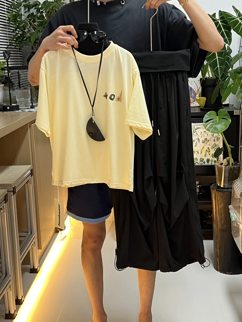 NanMeng自制-2025ss【dkclo】男女童夏季时尚趣味字母T