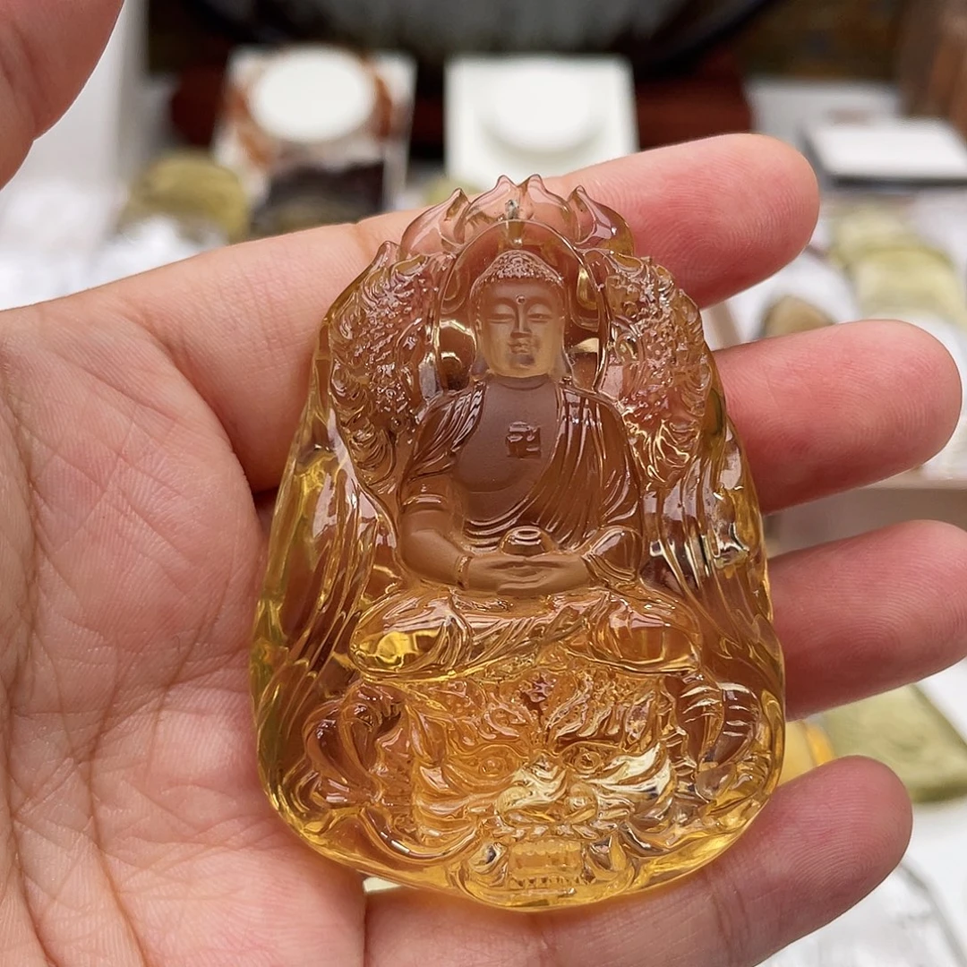 未镶嵌颈饰水晶定制