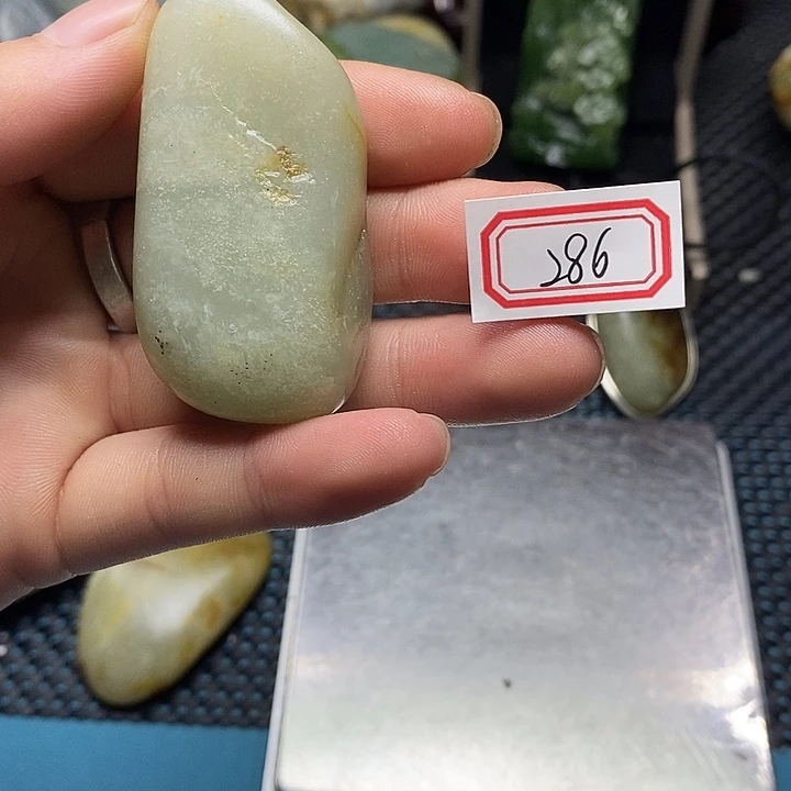 和田玉未镶嵌挂件286