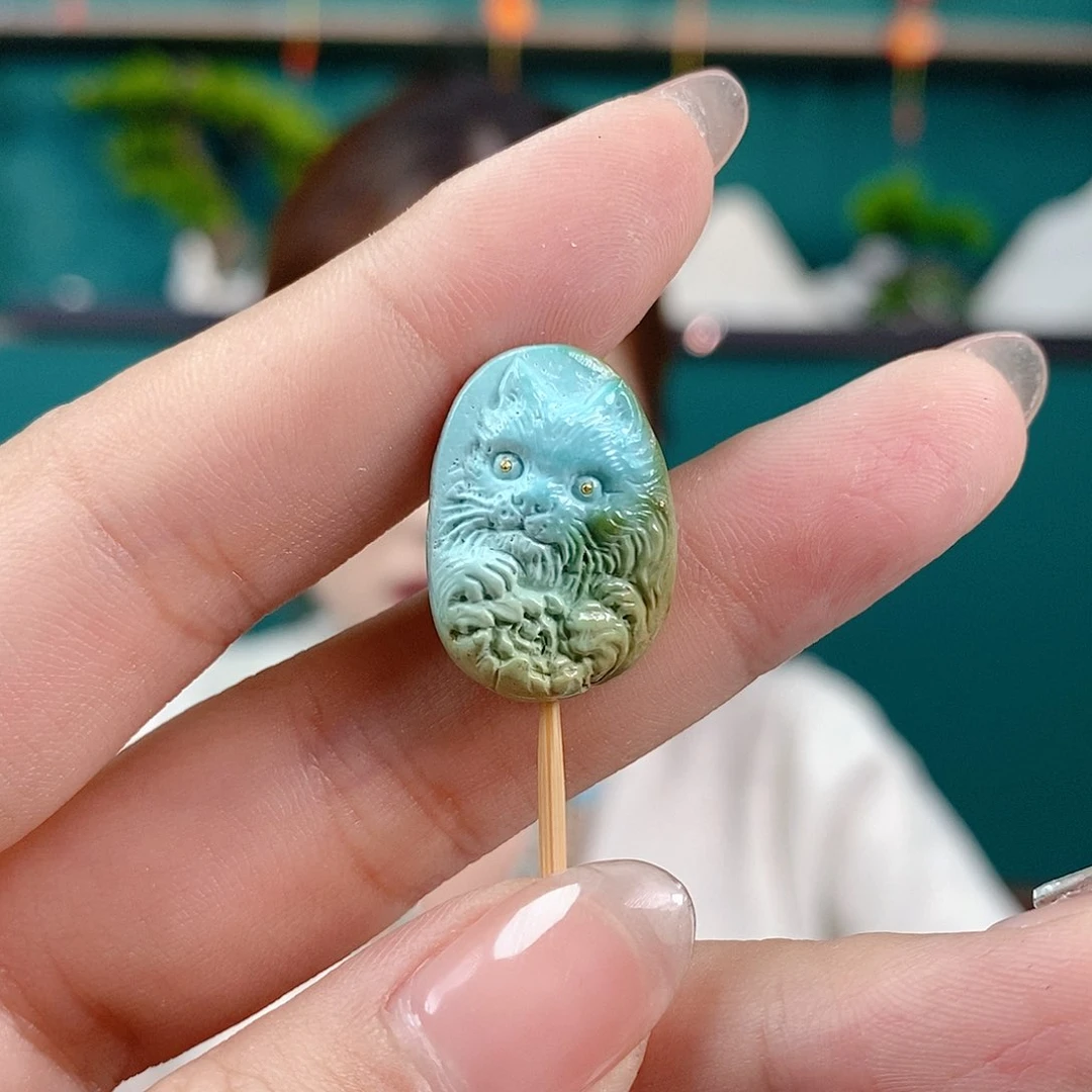 绿松石珠宝奇石未镶嵌