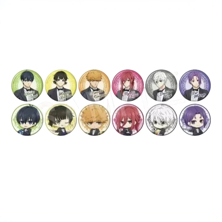 【日谷】 蓝色监狱 蓝锁 执事吧唧烫金相卡  吧唧