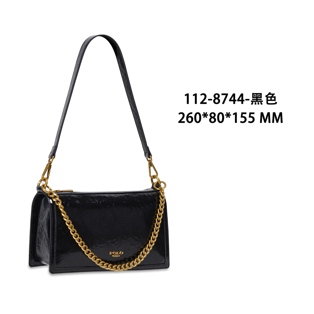 【南沙瑞熙】GQ-8744-黑色轻奢小众设计感时尚百搭ins女士包包
