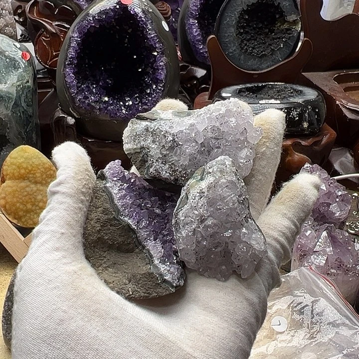 鹿***鹿水晶珠宝半成品未镶嵌碎石