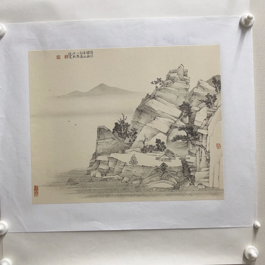 神***2国画牛朝 水墨工笔