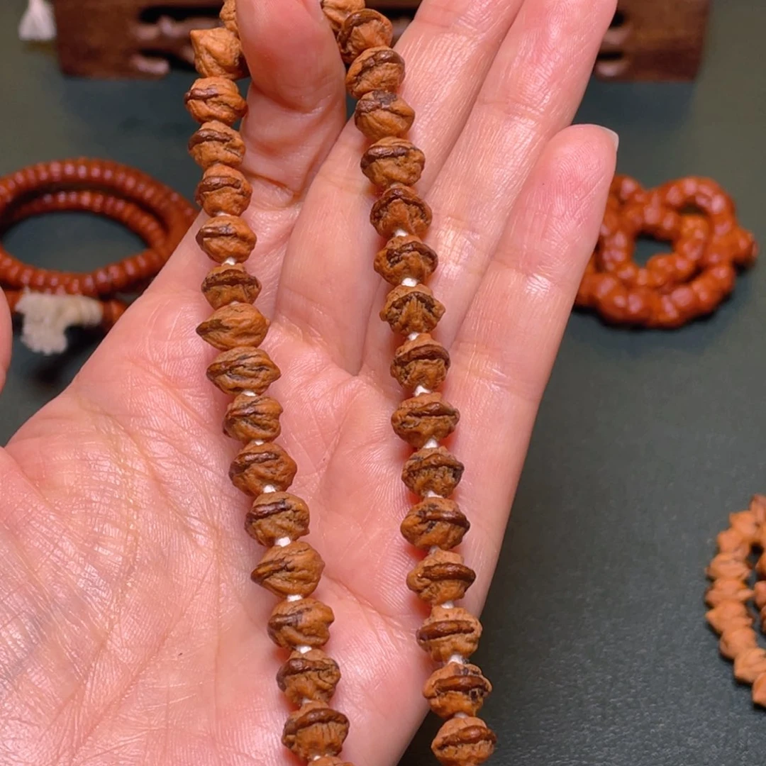 柏香籽/百香籽手串红牙横打手持