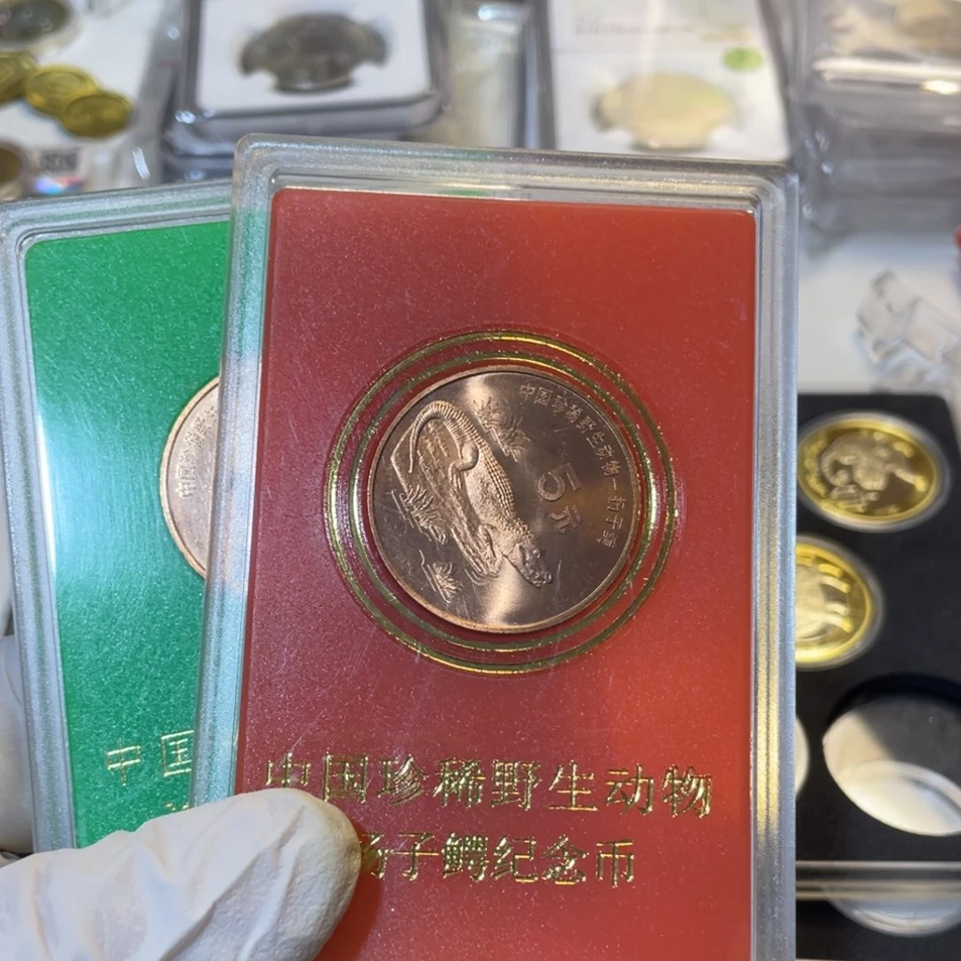 其他普通金属梦**秋扬子鳄褐马鸡一对人盒。。。。。。