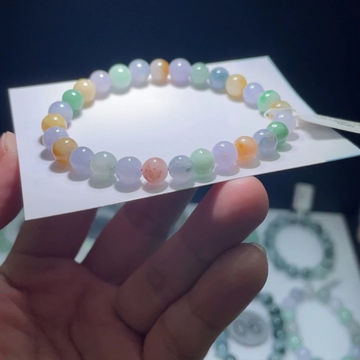 未镶嵌手链翡翠翡翠卡7