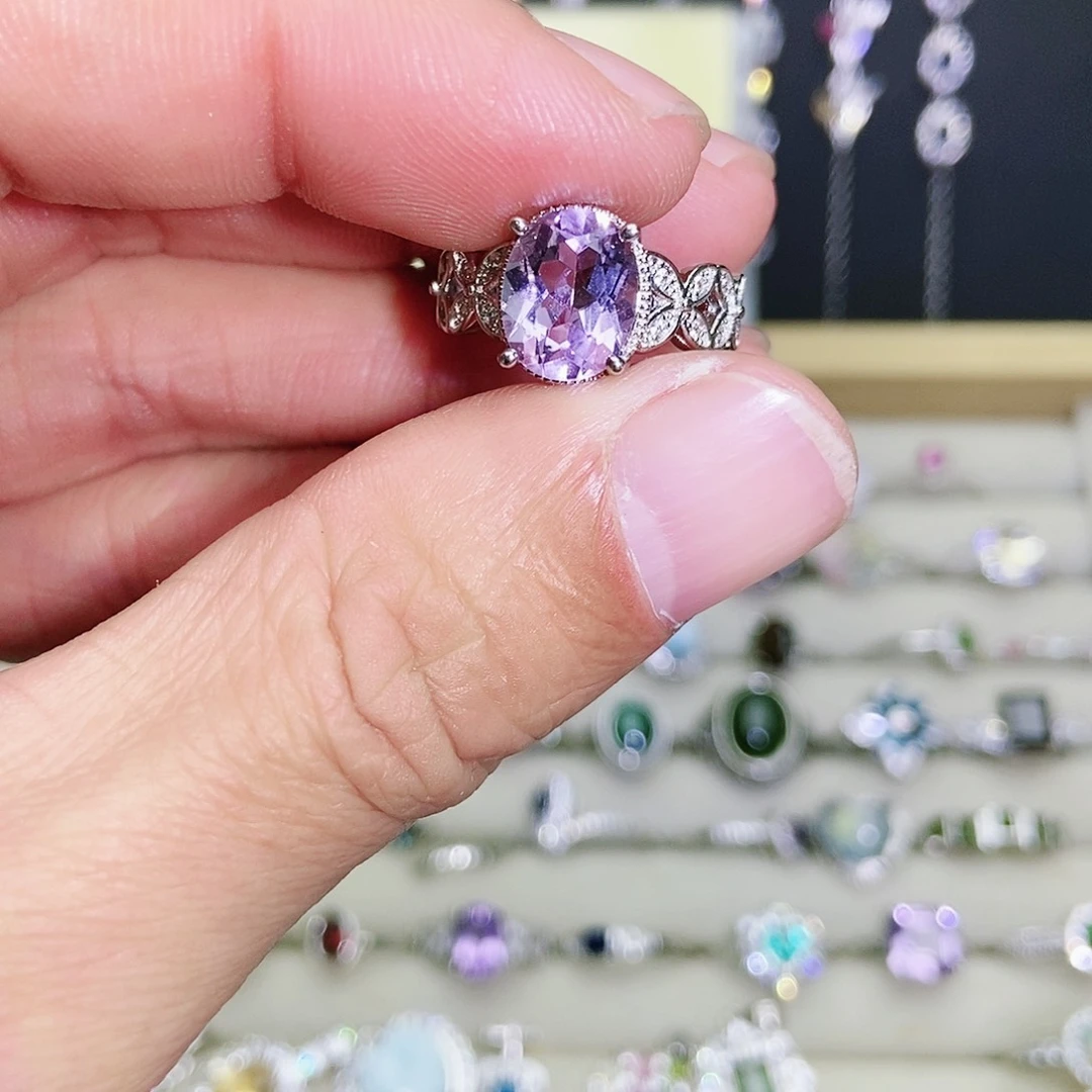 【闪购商品】未镶嵌戒指紫晶