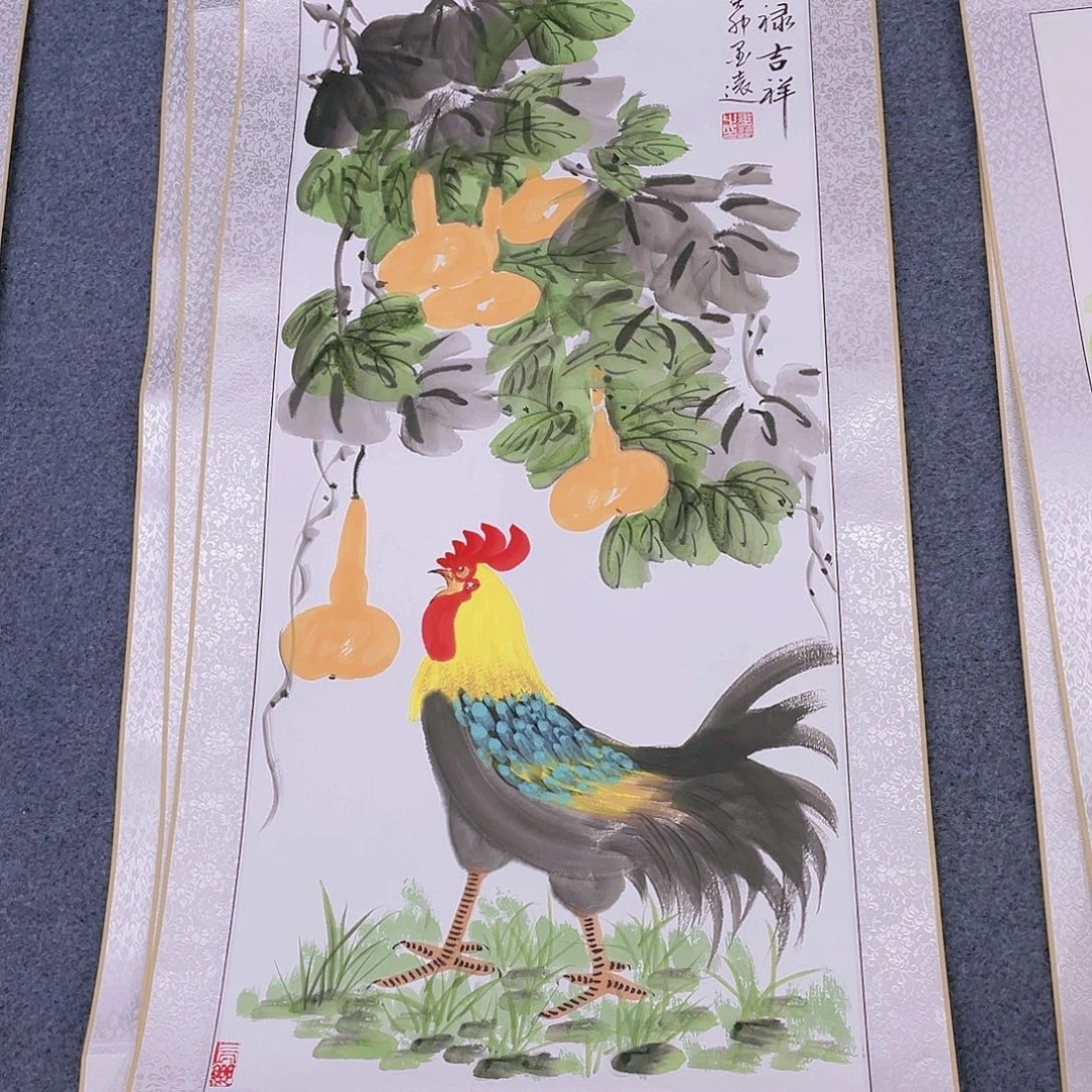 国画手绘作品欣赏等