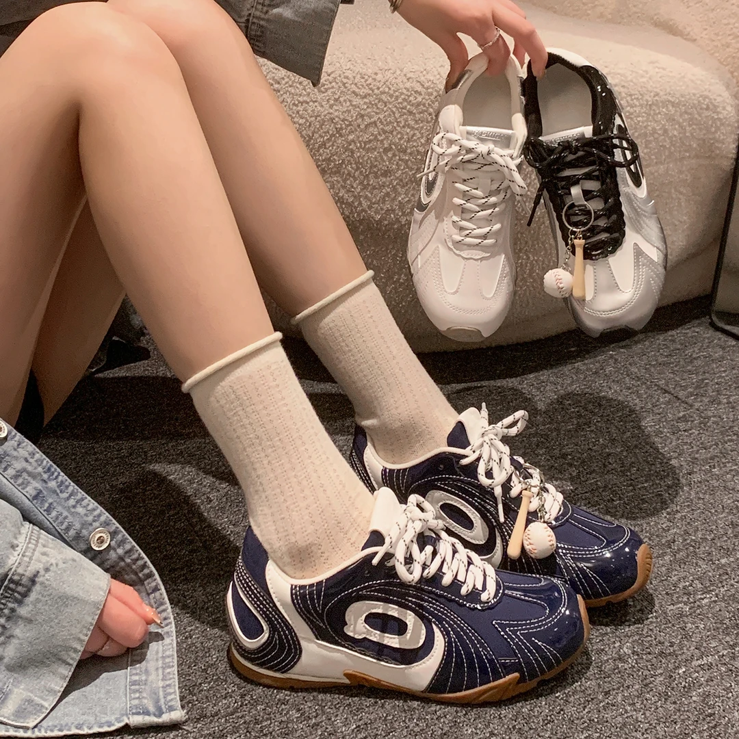 贾不假德训鞋女2025新款夏季复古百搭ins潮牌轻奢透气轻便休闲鞋