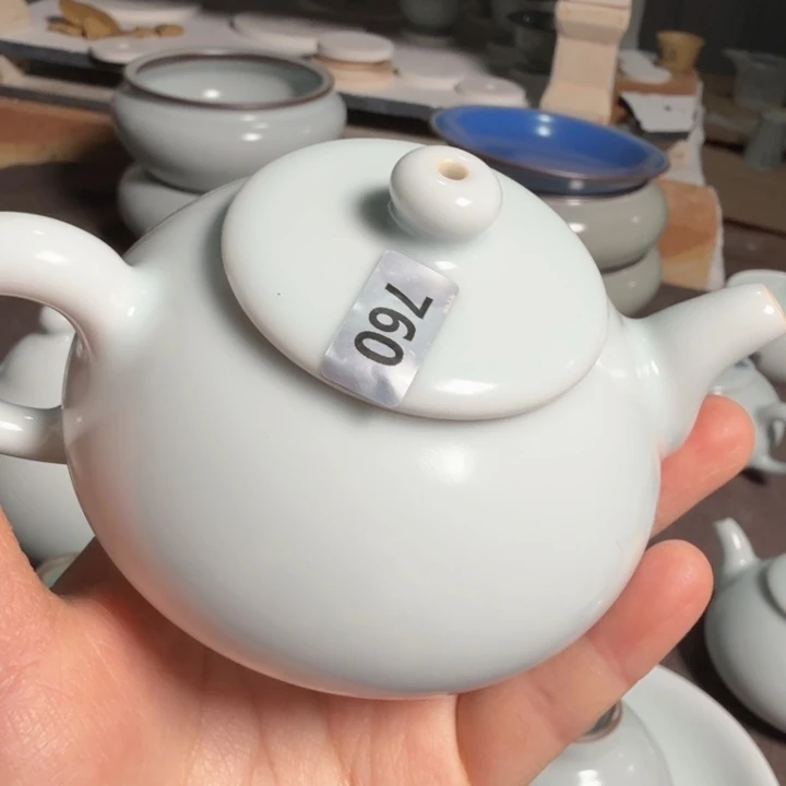 甜白不开片容量150毫升微瑕