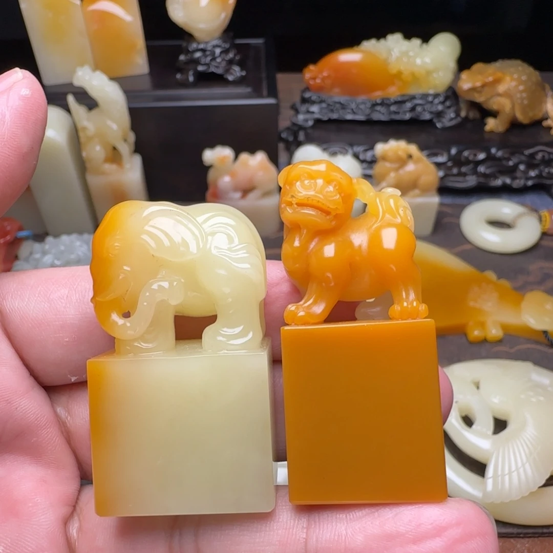 寿山石印石大*寿山石