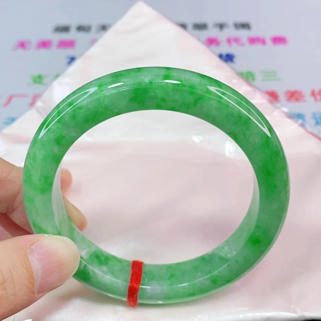 未镶嵌手镯翡翠55.8圈口正圈-货头