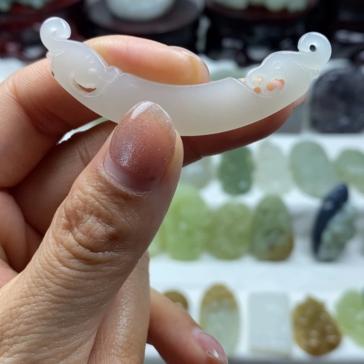 和田玉未镶嵌颈饰36