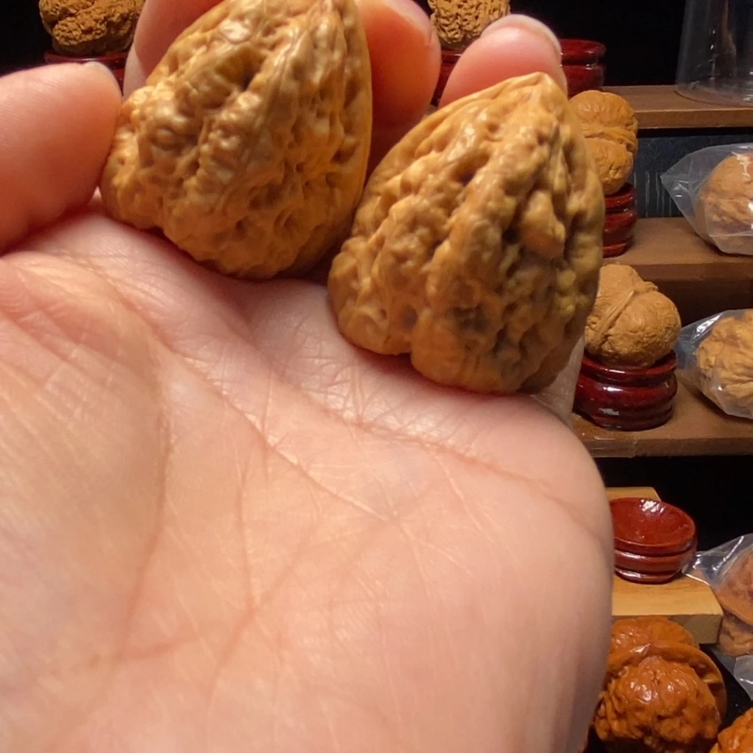 文玩核桃把件剑头蛙37尺