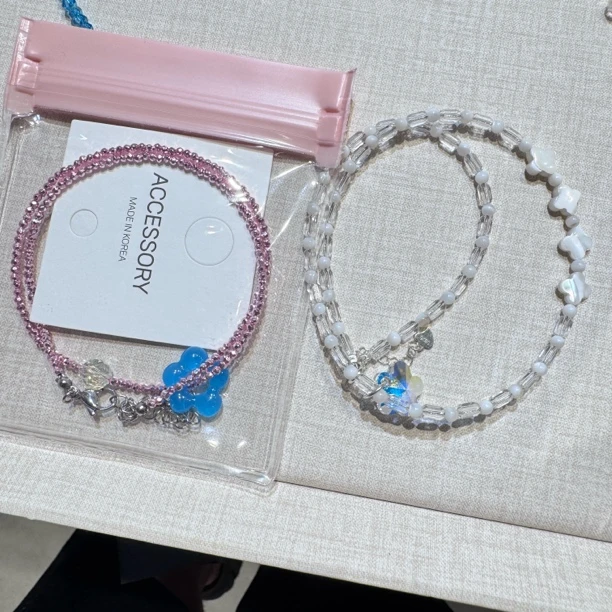 铁合金仿水晶项链 宁宁家泡菜国项链