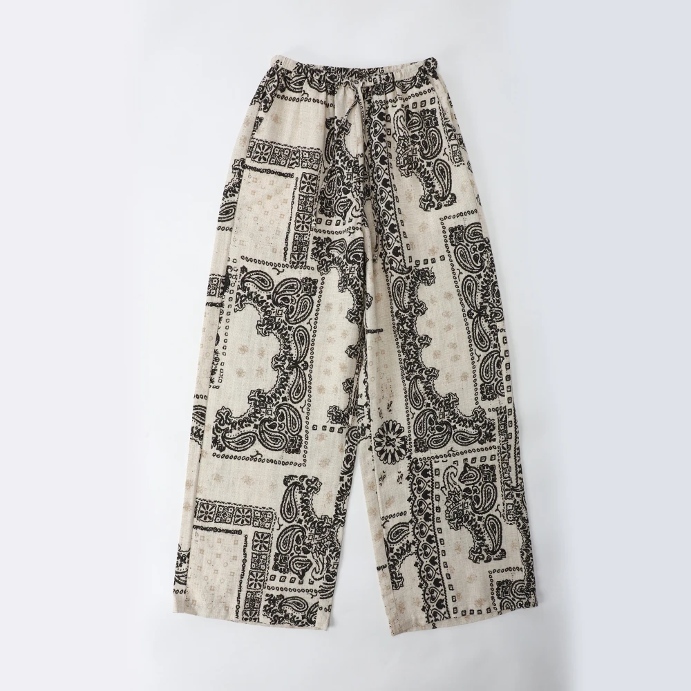 品牌新款百搭休闲显瘦气质抽绳长裤52566