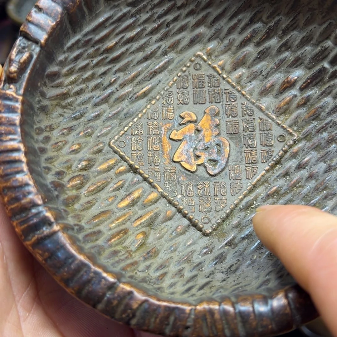 铜摆件欢迎欢迎你