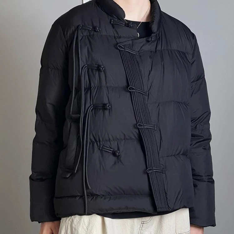 0396 秋冬简约保暖时尚百搭羽绒外套