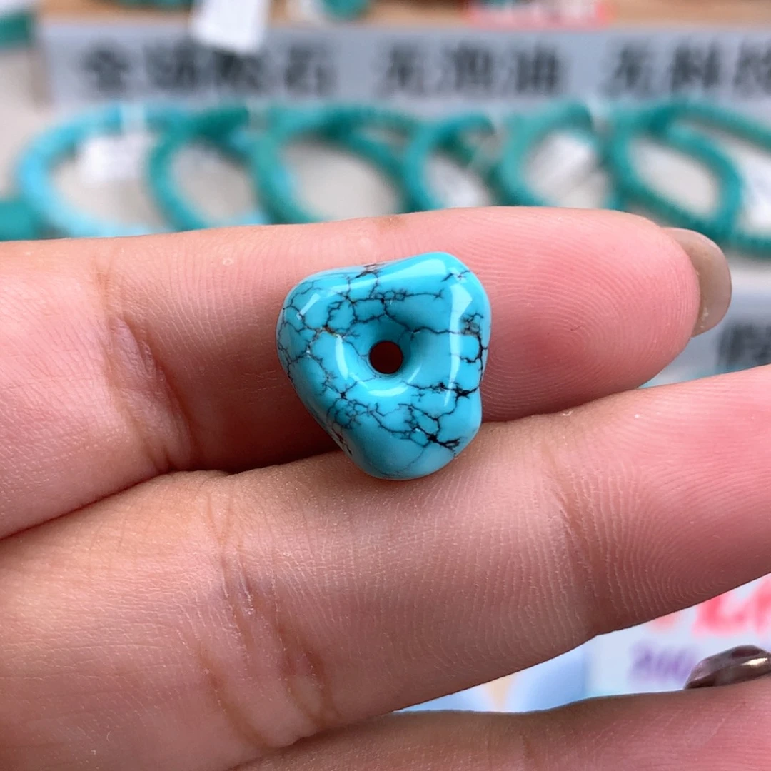 绿松石未镶嵌藏扣