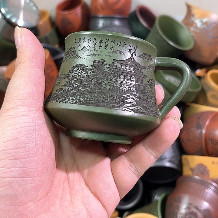 茶杯紫砂全手工紫砂主人杯