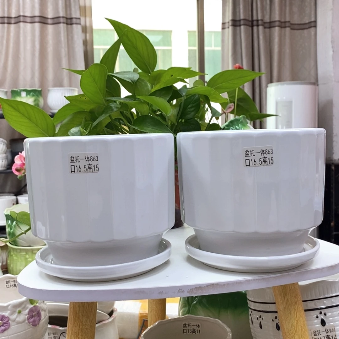 @夏西陶瓷花盆@@5863
